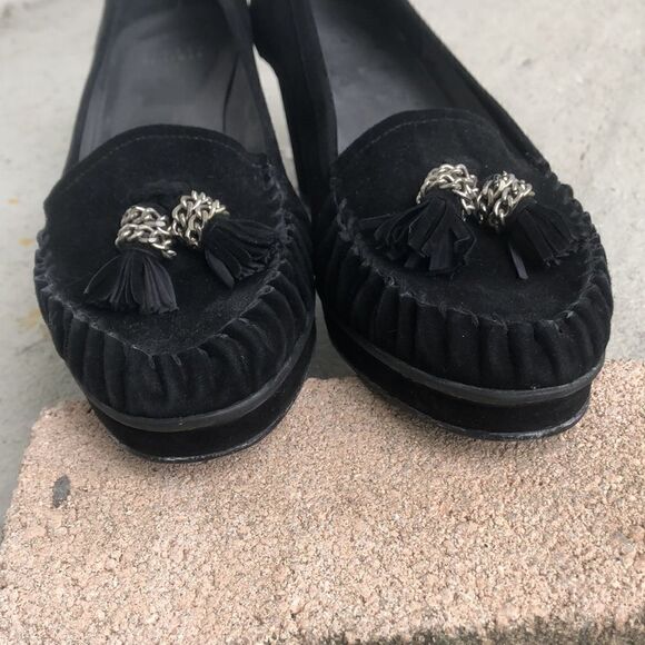 Stuart Weitzman platform moccasins - Picture 5 of 8